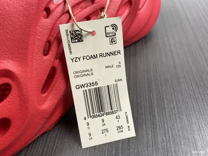 Yeezy CW3355 Red Foam Adidas 0623
